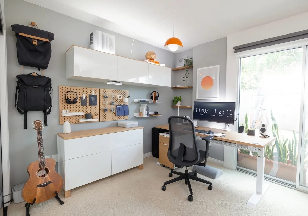 Minimal Scandinavian Home Office