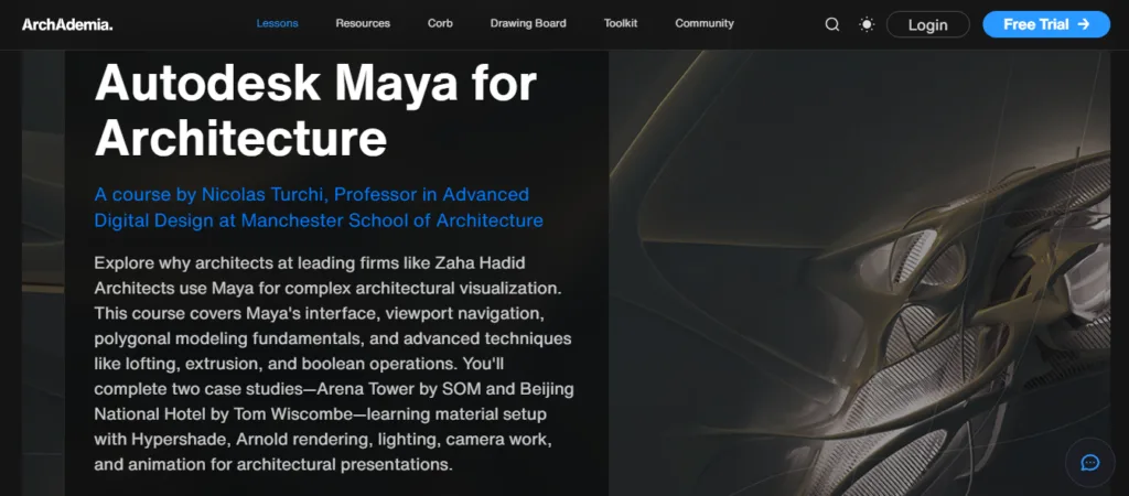 Autodesk Maya for Architecture