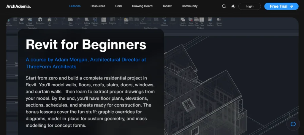 Revit for Beginners by ArchAdemia