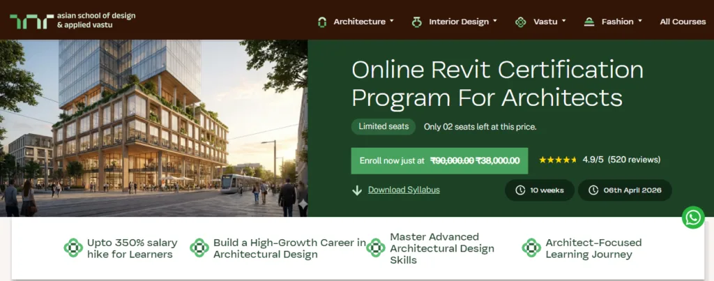 Online Revit Certification Program For Architects by ASDAV