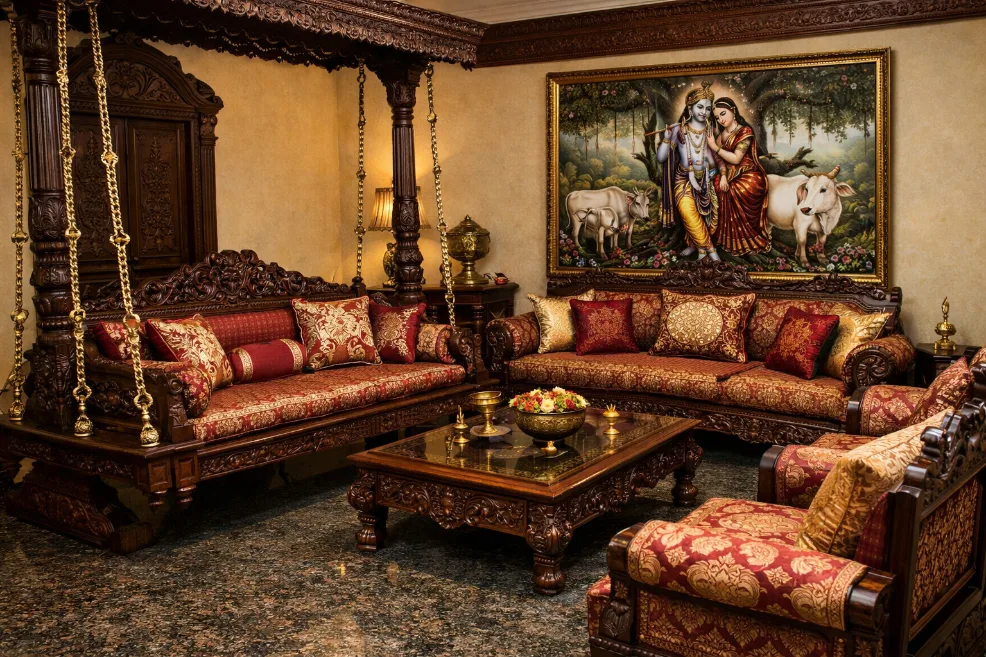 Traditional Indian Living Room Design