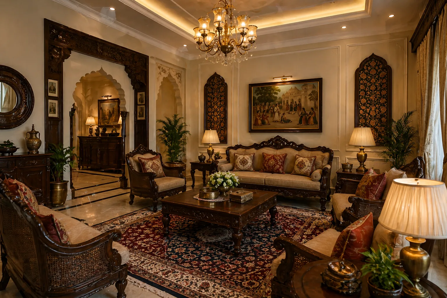 Traditional and Heritage Style Drawing Room