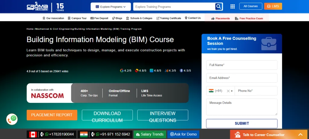 Building Information Modeling (BIM) Course by Croma Campus