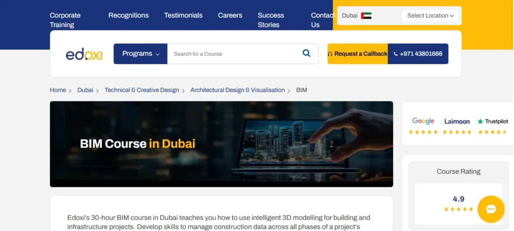 Edoxi’s BIM Course in Dubai