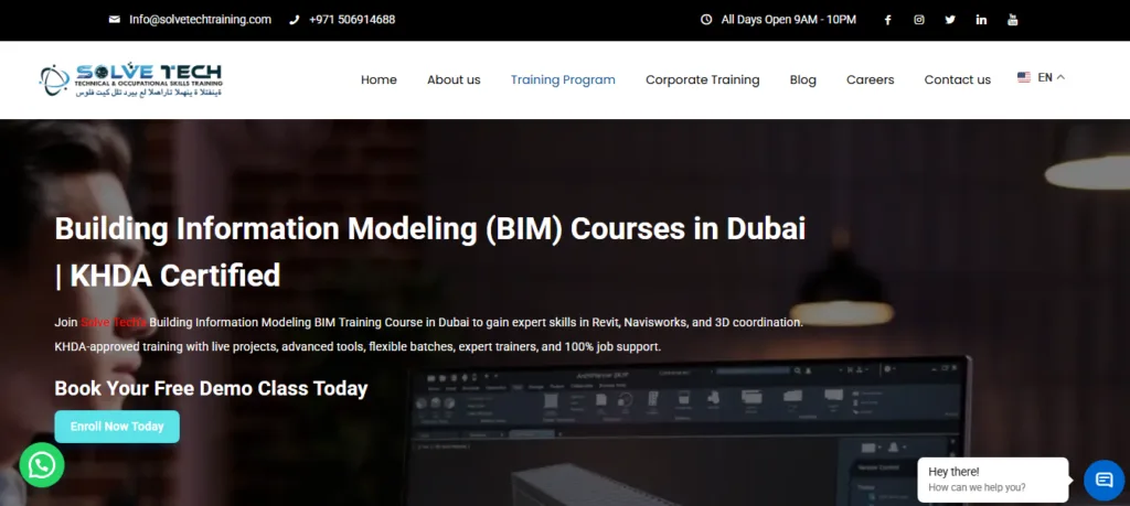 Solve Tech Training’s Building Information Modeling (BIM) Course