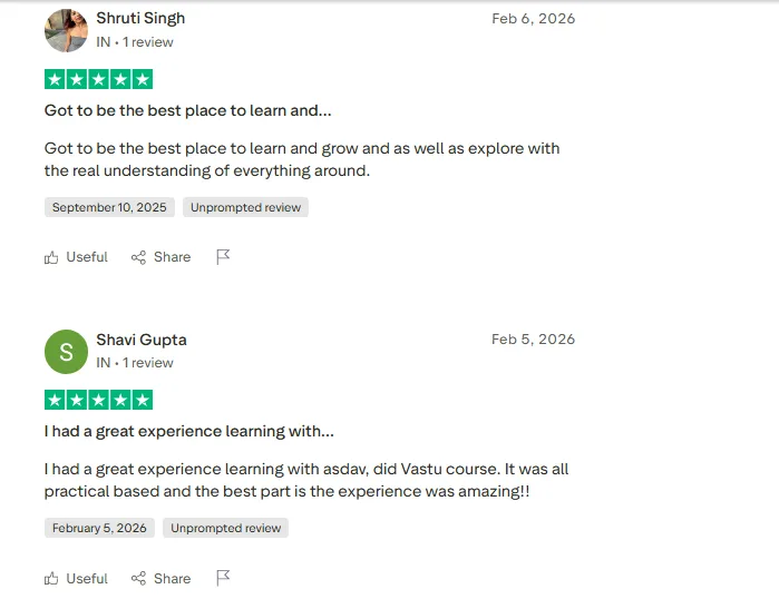 Testimonials from ASDAV students