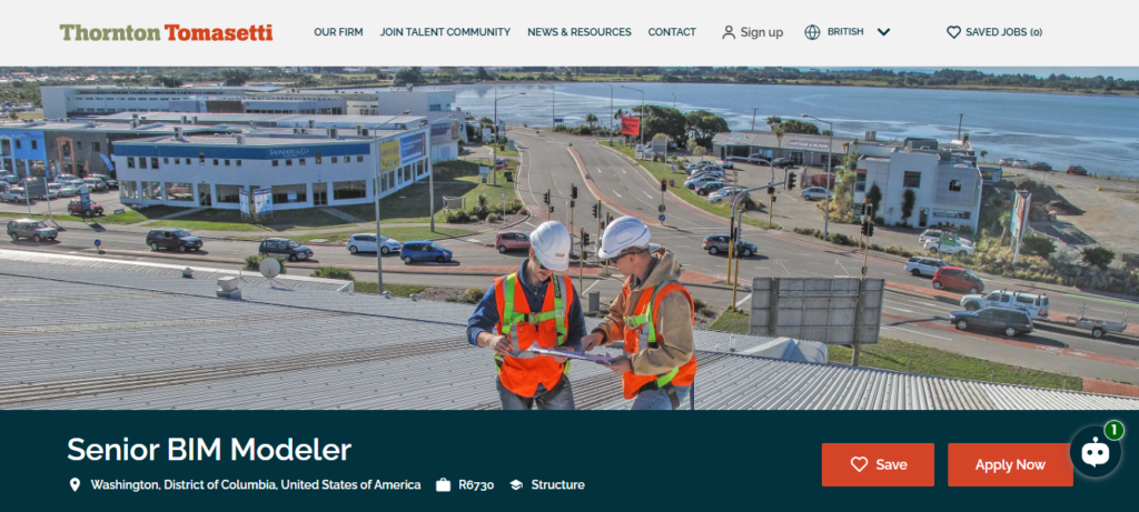 Senior BIM Modeler at Thornton Tomasetti