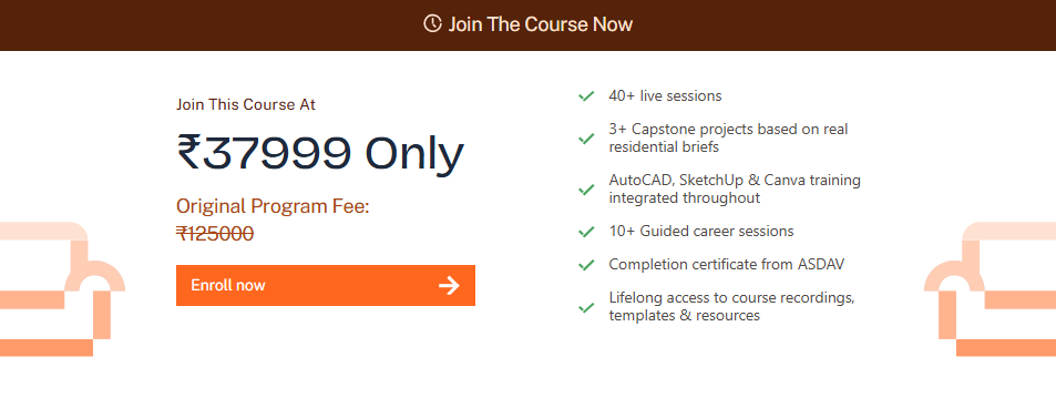 Details of ASDAV's Interior Design Course in Delhi