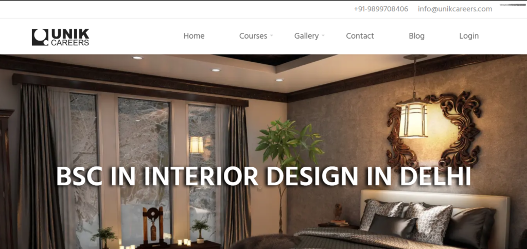 B.Sc. in Interior Design by Unik Careers